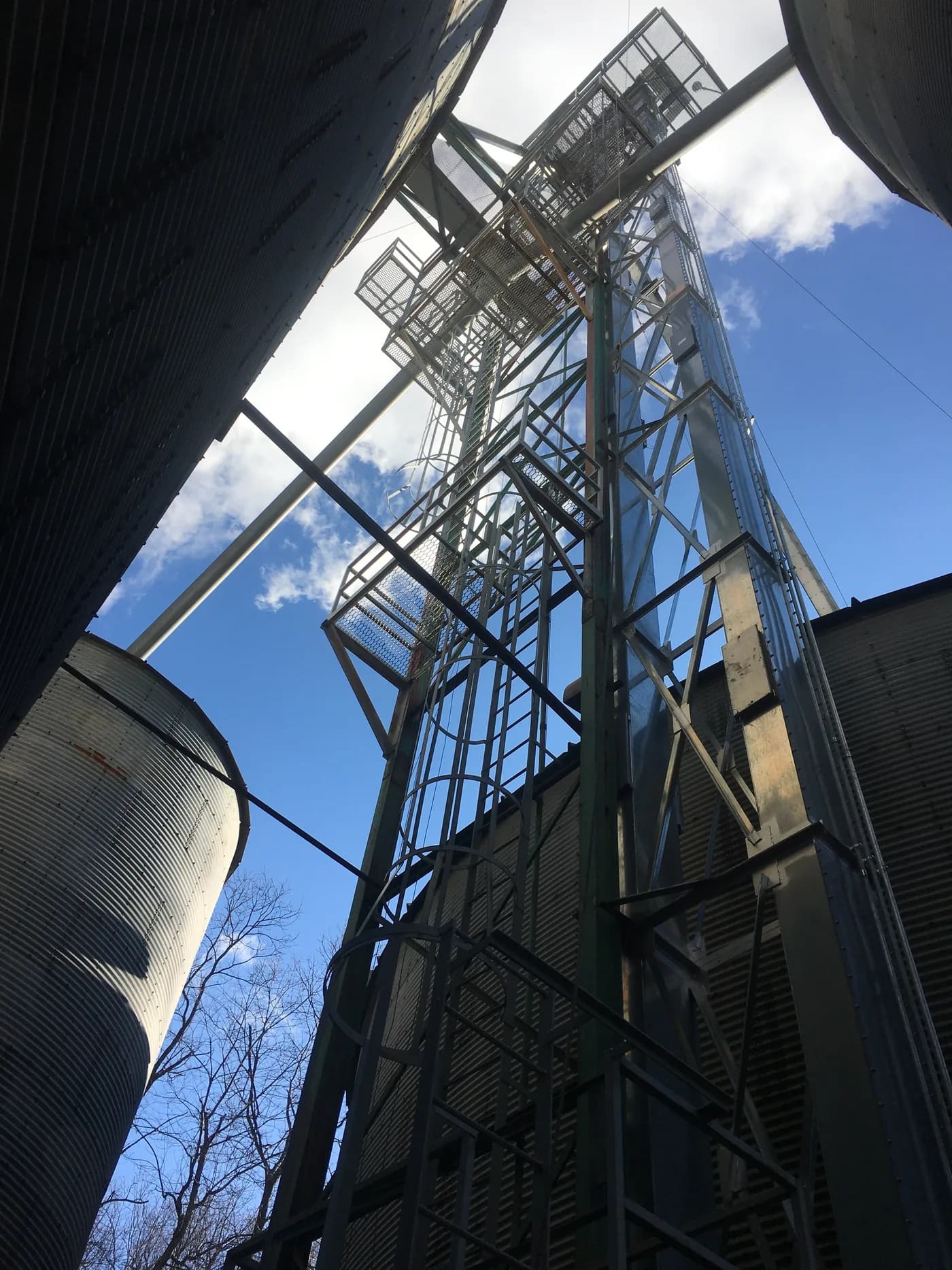 Grain storage bins served by Slon Electric